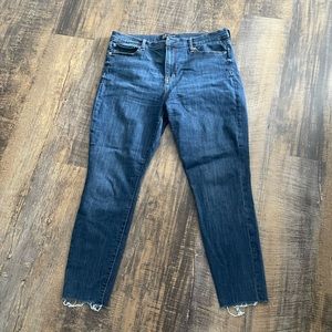 Gap frayed hem jeans